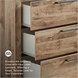 Ashley Furniture Hyanna 6-Drawer Farmhouse Wood Dresser in Light Brown