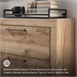 Ashley Furniture Hyanna 6-Drawer Farmhouse Wood Dresser in Light Brown