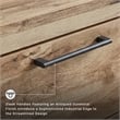 Ashley Furniture Hyanna 6-Drawer Farmhouse Wood Dresser in Light Brown