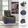Signature Design by Ashley Feazada Gray Power Recliner