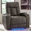 Signature Design by Ashley Feazada Gray Power Recliner