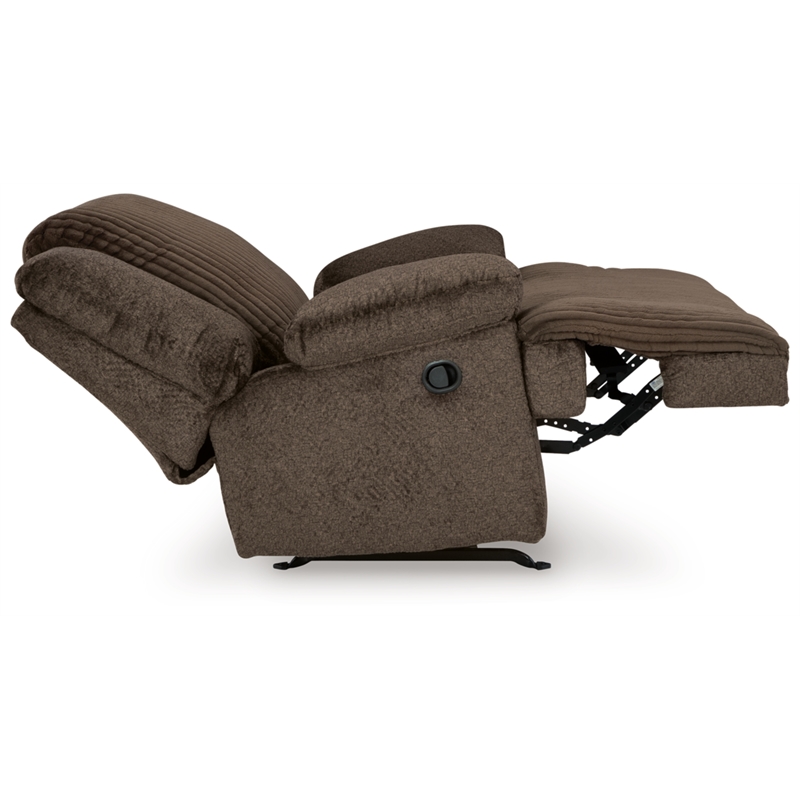 signature design by ashley top tier chocolate recliner