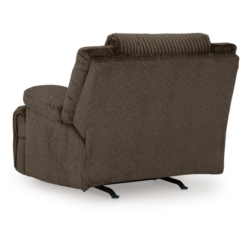 signature design by ashley top tier chocolate recliner