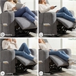 Signature Design by Ashley Starganza Power Lift Recliner in Gray