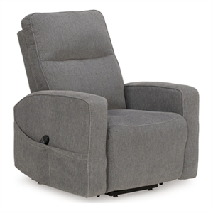 Signature Design by Ashley Starganza Power Lift Recliner in Gray