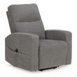 Signature Design by Ashley Starganza Power Lift Recliner in Gray