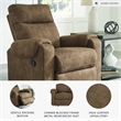 Signature Design by Ashley Edenwold Brown Recliner