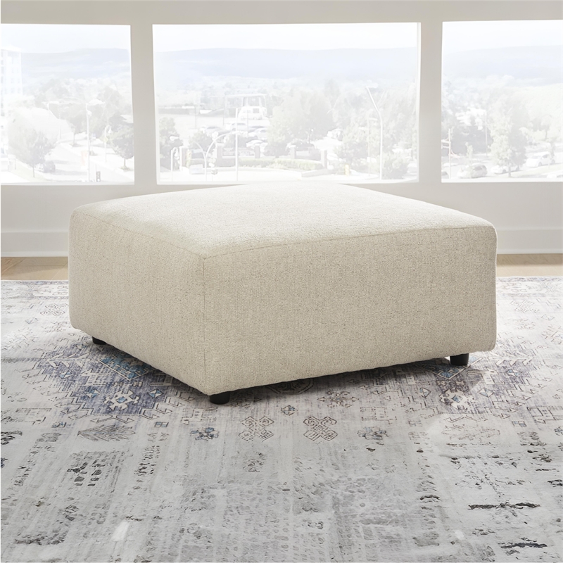 Signature Design by Ashley Edenfield Beige Oversized Accent Ottoman