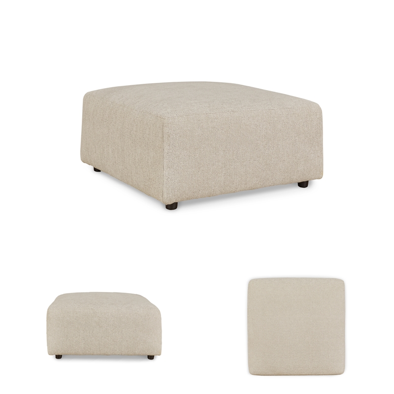 Signature Design by Ashley Edenfield Beige Oversized Accent Ottoman