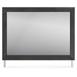 Signature Design by Ashley Nanforth Engineered Wood Bedroom Mirror in Charcoal