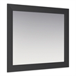 Signature Design by Ashley Nanforth Engineered Wood Bedroom Mirror in Charcoal