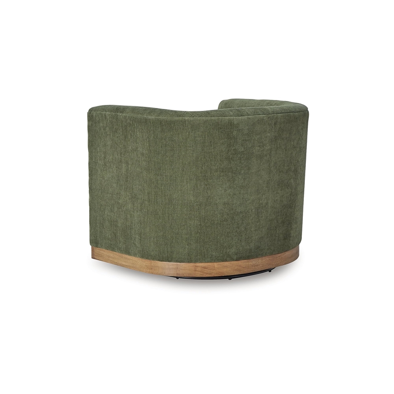 Signature Design by Ashley Jersonlow Green Swivel Chair