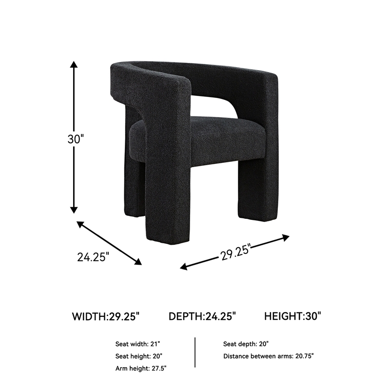 Signature Design by Ashley Landick Ebony Accent Chair