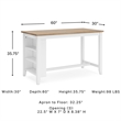 Signature Design by Ashley Gesthaven Light Brown Counter Height Dining Table