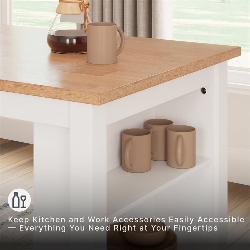 Signature Design by Ashley Gesthaven Light Brown Counter Height Dining Table
