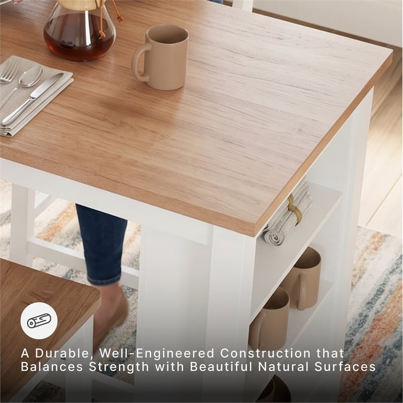Signature Design by Ashley Gesthaven Light Brown Counter Height Dining Table