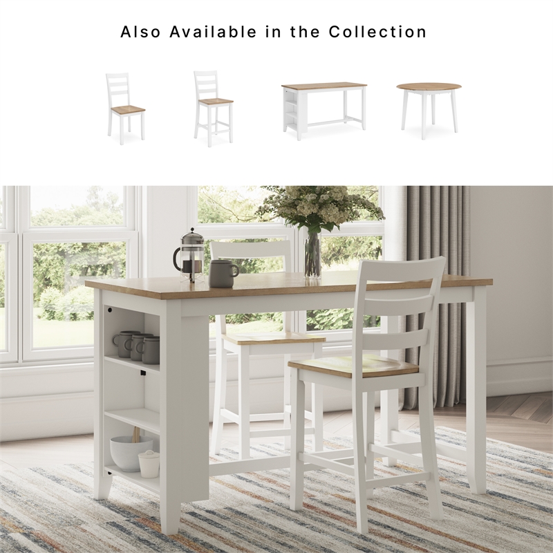 Signature Design by Ashley Gesthaven Light Brown Counter Height Dining Table