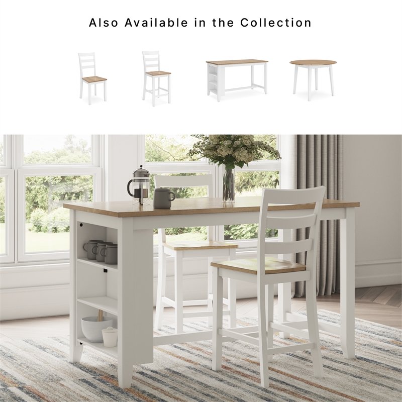 Signature Design by Ashley Gesthaven Light Brown Counter Height Dining Table