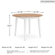 Signature Design by Ashley Gesthaven Light Brown Dining Drop Leaf Table