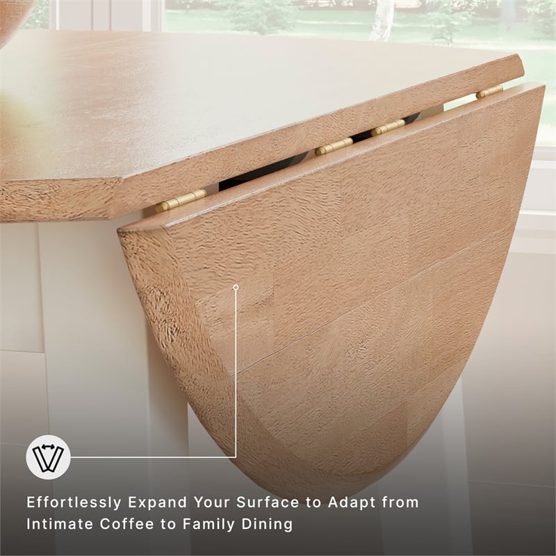 Signature Design by Ashley Gesthaven Light Brown Dining Drop Leaf Table
