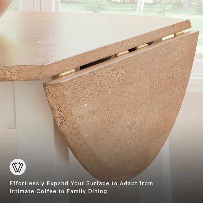 Signature Design by Ashley Gesthaven Light Brown Dining Drop Leaf Table