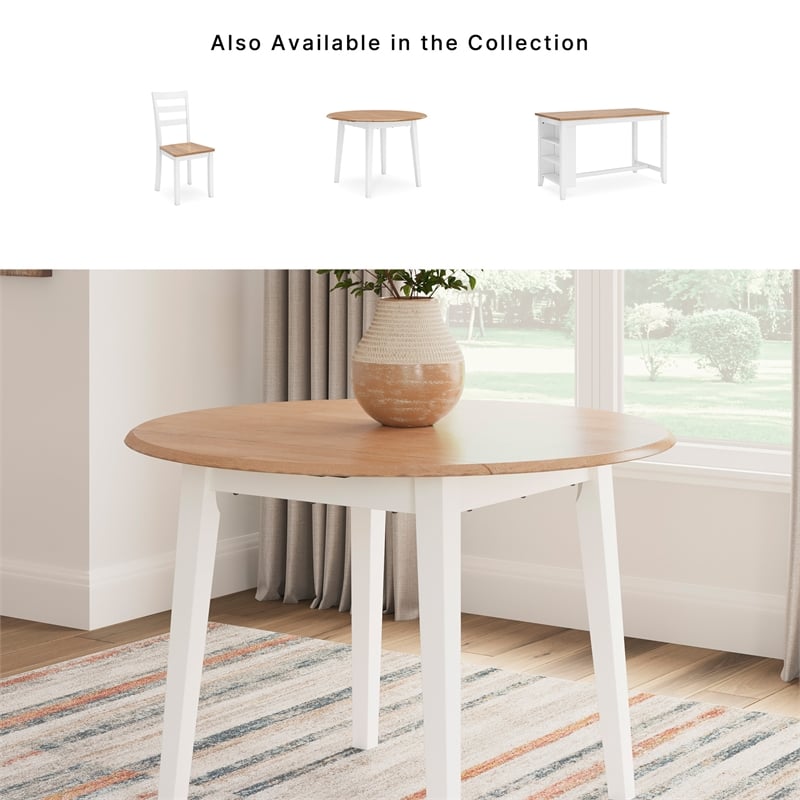 Signature Design by Ashley Gesthaven Light Brown Dining Drop Leaf Table
