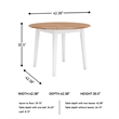 Signature Design by Ashley Gesthaven Light Brown Dining Drop Leaf Table