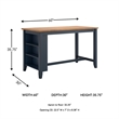 Signature Design by Ashley Gesthaven Light Brown Counter Height Dining Table