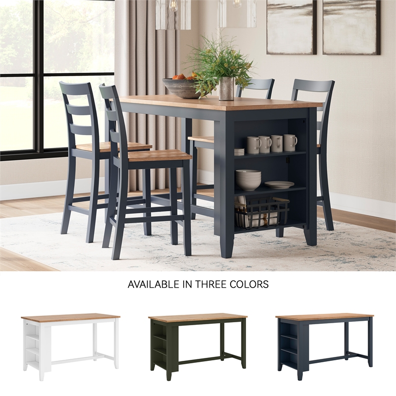 Signature Design by Ashley Gesthaven Light Brown Counter Height Dining Table
