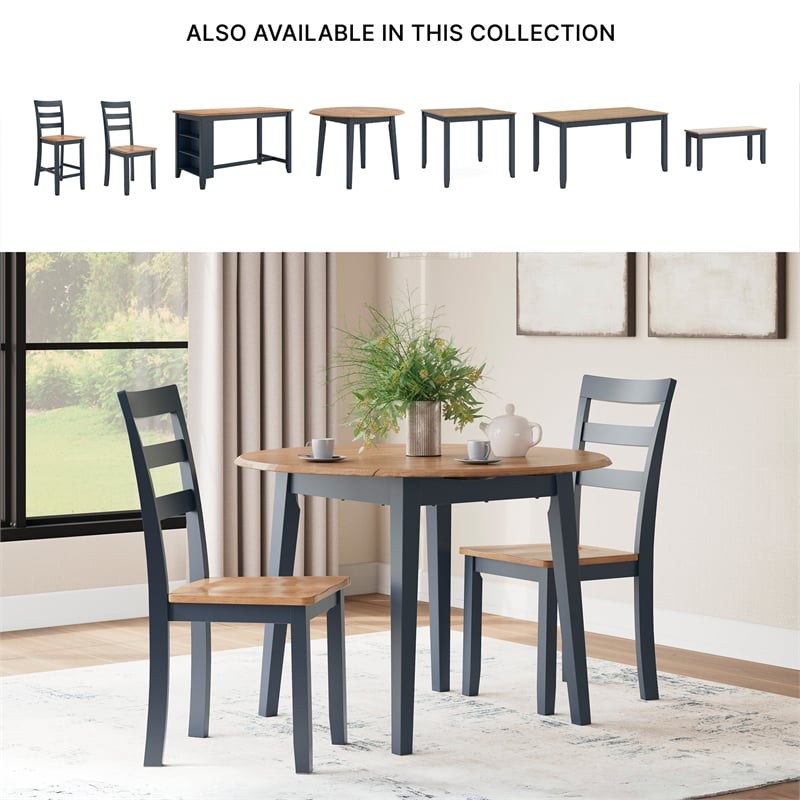 Signature Design by Ashley Gesthaven Light Brown Dining Drop Leaf Table