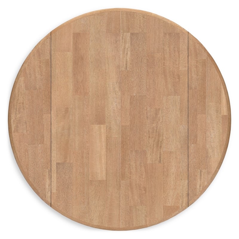 Signature Design by Ashley Gesthaven Light Brown Dining Drop Leaf Table