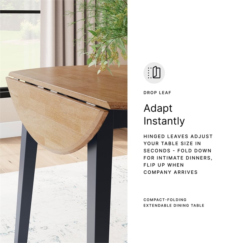Signature Design by Ashley Gesthaven Light Brown Dining Drop Leaf Table
