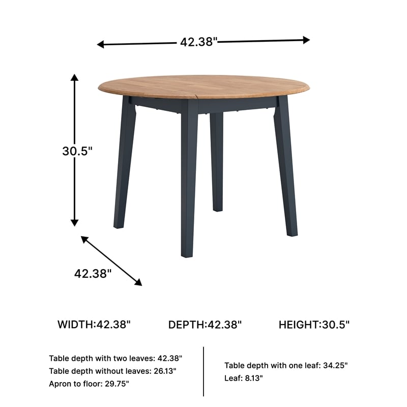 Signature Design by Ashley Gesthaven Light Brown Dining Drop Leaf Table