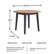 Signature Design by Ashley Gesthaven Light Brown Dining Drop Leaf Table