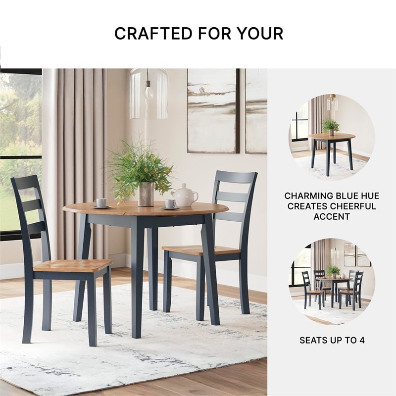 Signature Design by Ashley Gesthaven Light Brown Dining Drop Leaf Table