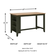 Signature Design by Ashley Gesthaven Light Brown Counter Height Dining Table