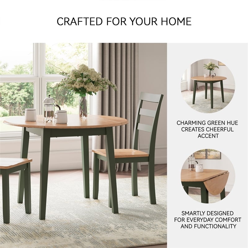 Signature Design by Ashley Gesthaven Light Brown Dining Drop Leaf Table