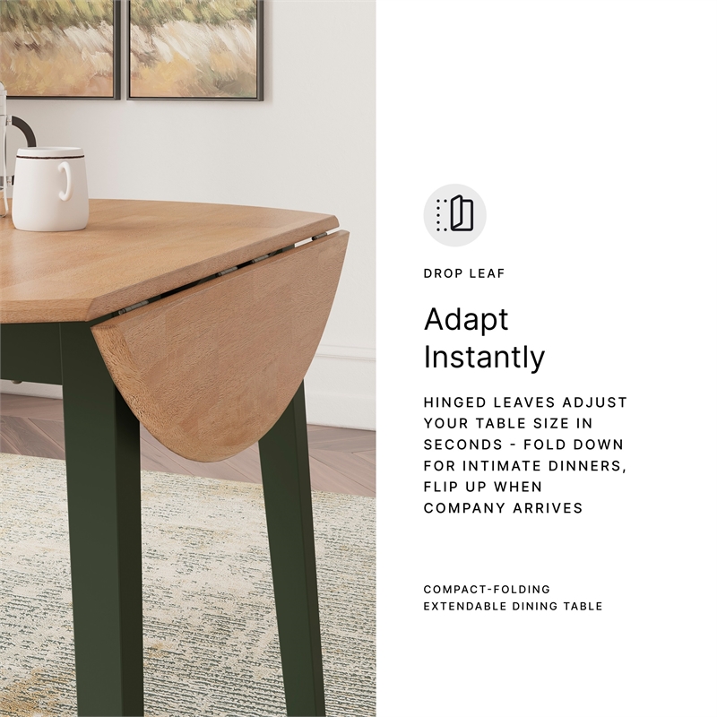 Signature Design by Ashley Gesthaven Light Brown Dining Drop Leaf Table