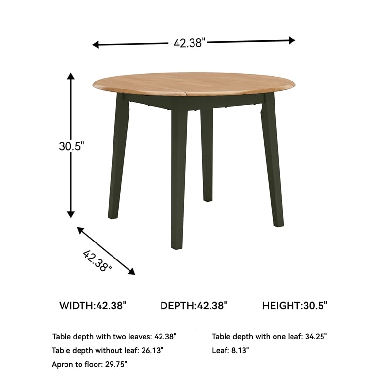 Signature Design by Ashley Gesthaven Light Brown Dining Drop Leaf Table