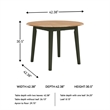 Signature Design by Ashley Gesthaven Light Brown Dining Drop Leaf Table