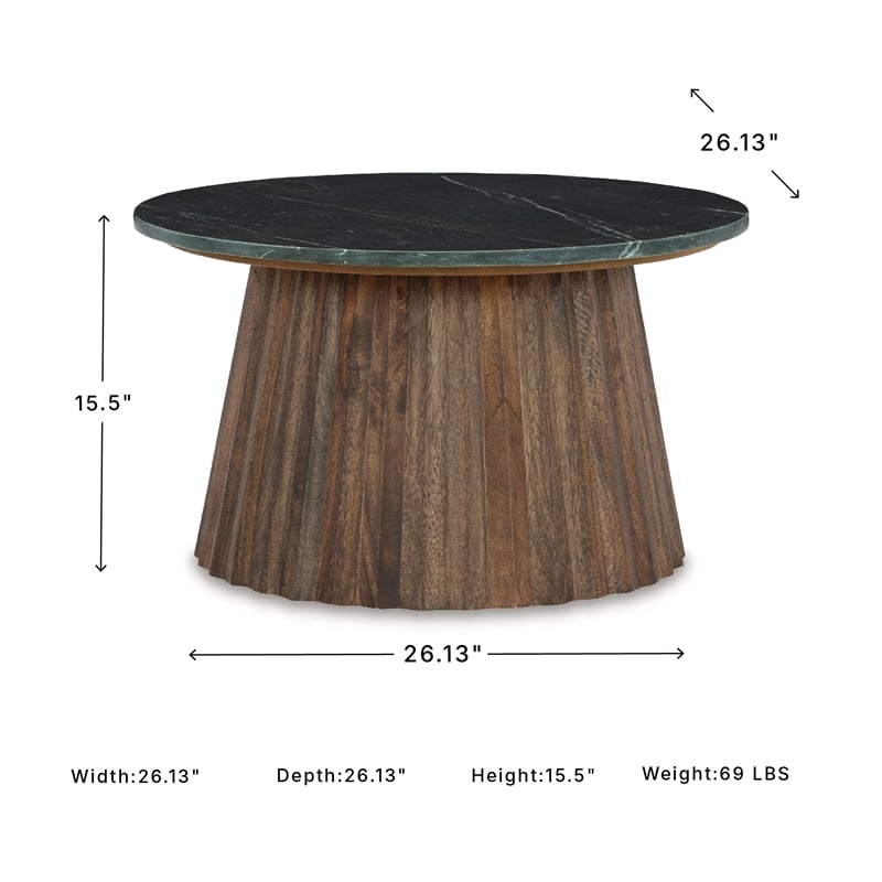 Signature Design by Ashley Ceilby Brown Accent Coffee Table