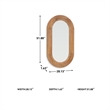 Signature Design by Ashley Daverly Light Brown Accent Mirror