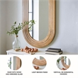Signature Design by Ashley Daverly Light Brown Accent Mirror