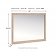 Signature Design by Ashley Cielden Tan Bedroom Mirror