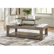Signature Design by Ashley Loyaska Brown Lift-Top Coffee Table
