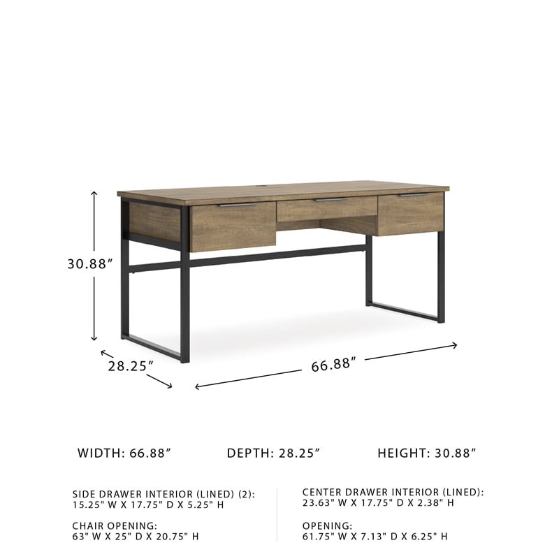 Signature Design by Ashley Montia Light Brown 67
