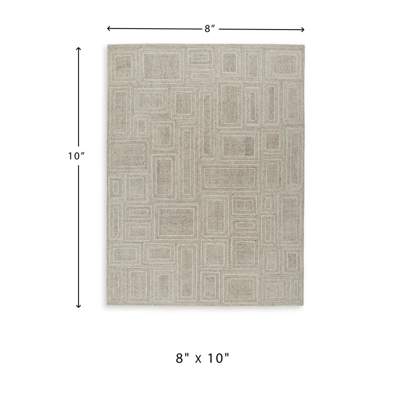 Signature Design by Ashley Brickburgh Gray & Ivory 8x10 Rug