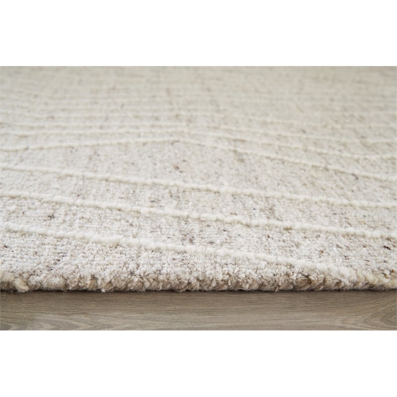 Signature Design by Ashley Varahill Gray & Ivory 8x10 Rug