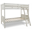 Signature Design by Ashley Robbinsdale White Twin/Twin Bunk Bed with Ladder