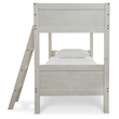 Signature Design by Ashley Robbinsdale White Twin/Twin Bunk Bed with Ladder